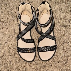Elegant Black Strappy Sandals
